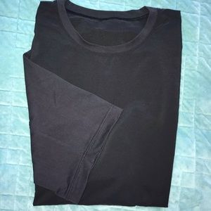 Mens Lululemon Athletica Black Shirt Sz Med
